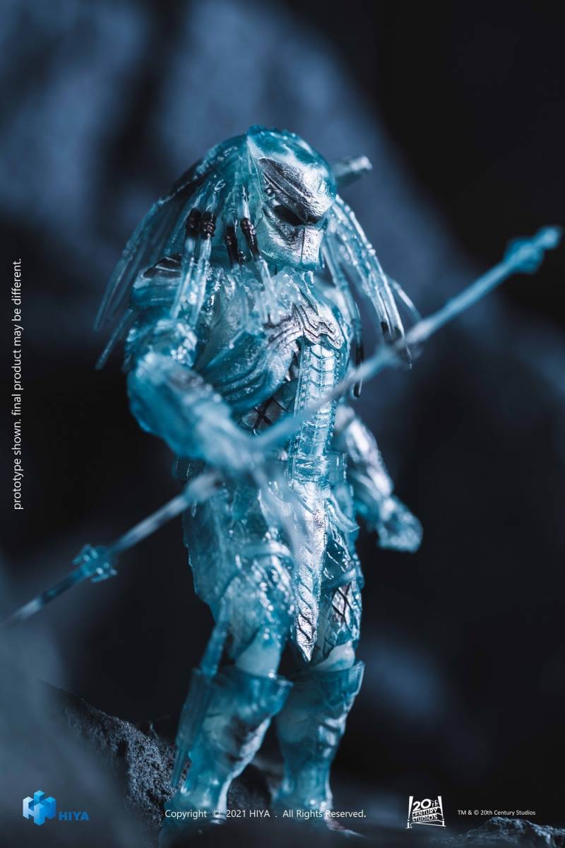 Alien War Predator translucent scar iron blood 1/18