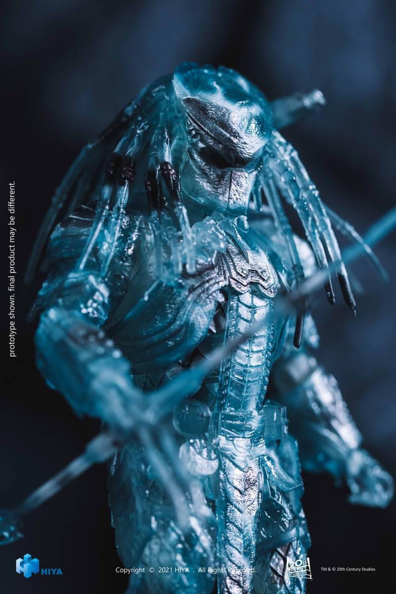 Alien War Predator translucent scar iron blood 1/18