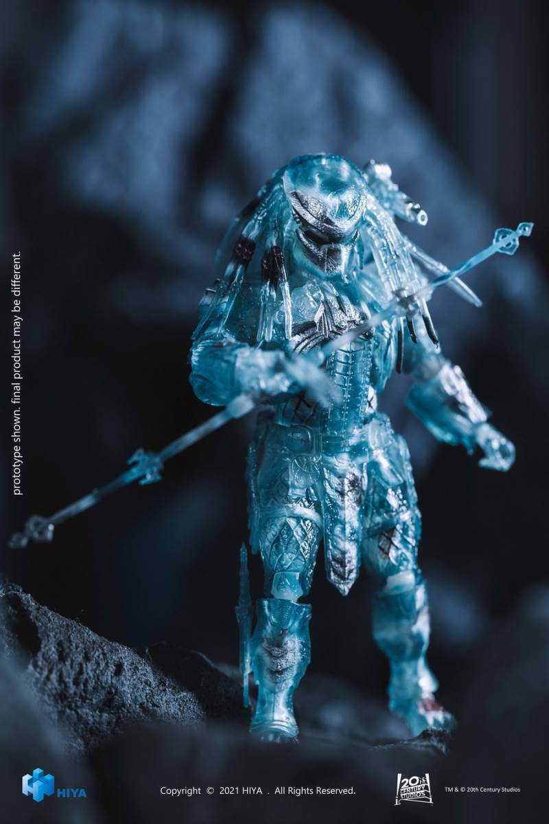Alien War Predator translucent scar iron blood 1/18