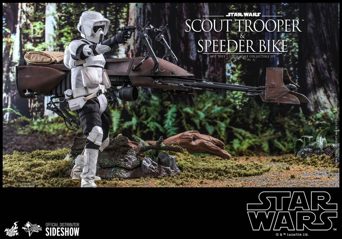 Scout Trooper and Speeder Bike