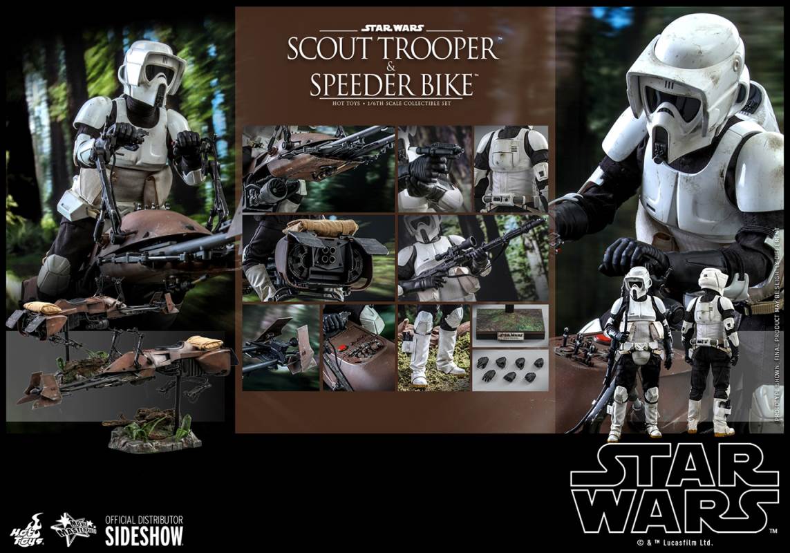 Scout Trooper and Speeder Bike