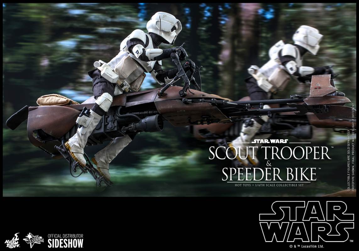 Scout Trooper and Speeder Bike