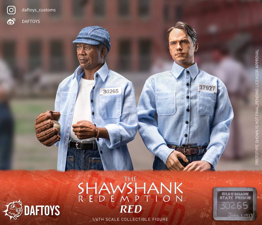 The Shawshank Redemption Ellis Boyd Redding (Red) 1/6 figure set
