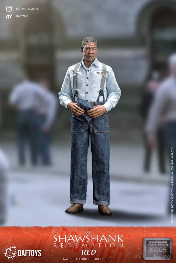 The Shawshank Redemption Ellis Boyd Redding (Red) 1/6 figure set