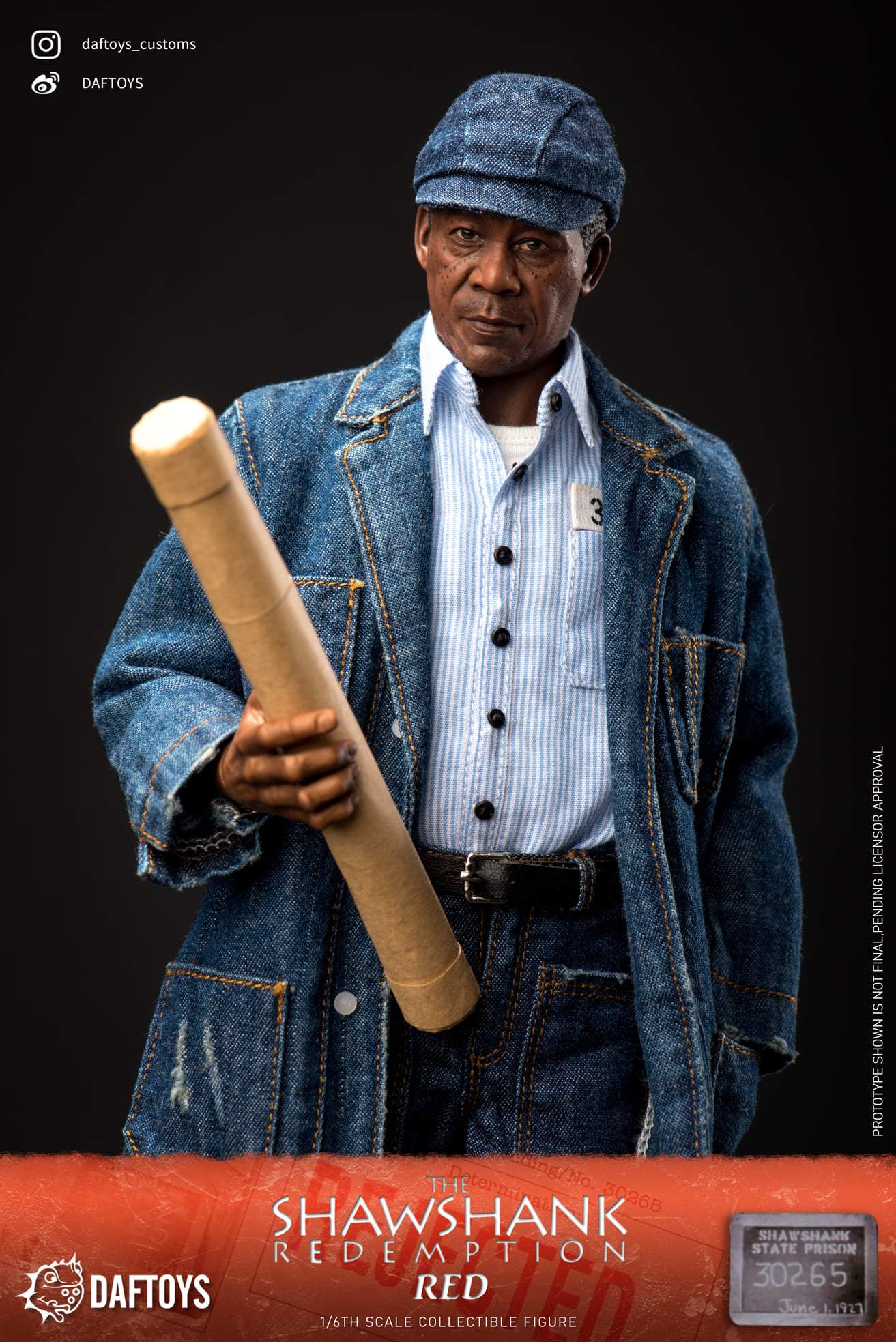 The Shawshank Redemption Ellis Boyd Redding (Red) 1/6 figure set