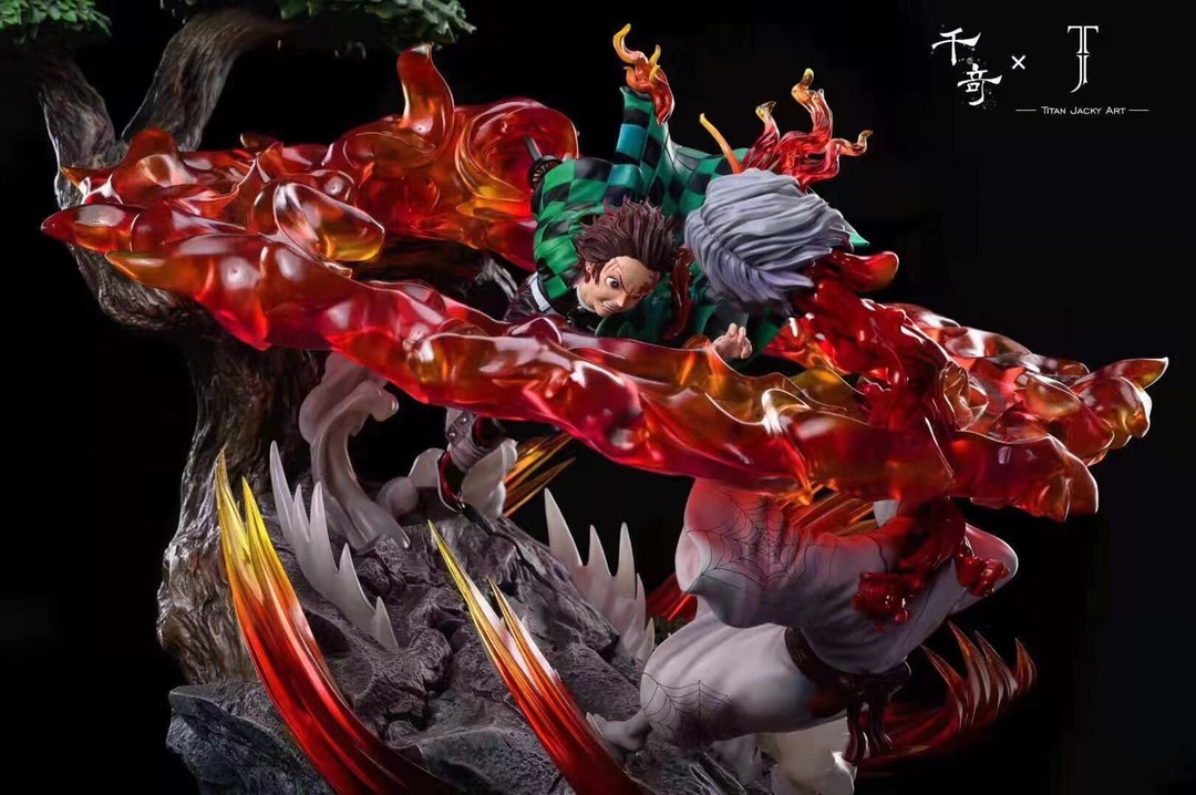 Tanjiro vs RUI - Demon Slayer