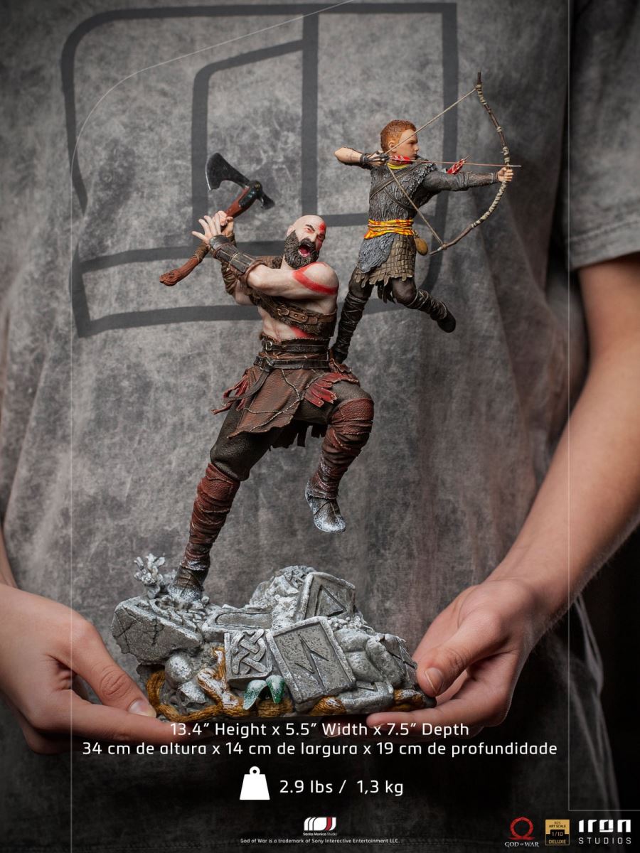 Kratos and Atreus BDS Art Scale 1/10 - God of War