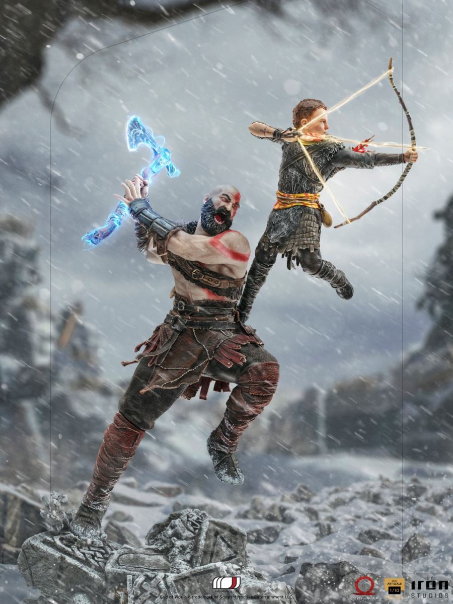 Kratos and Atreus BDS Art Scale 1/10 - God of War