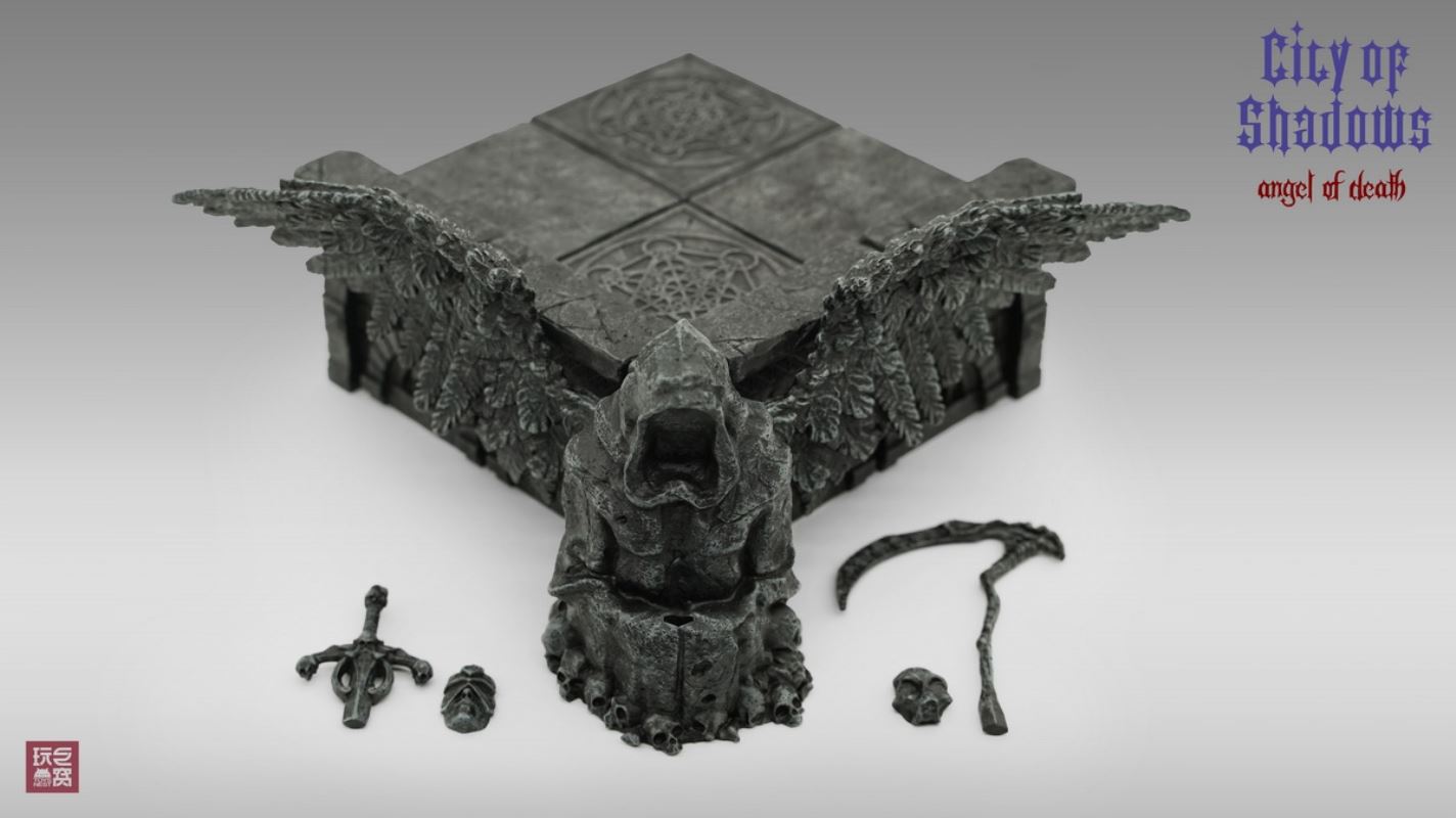 City of Shadows: Knight & Angel of death Diorama