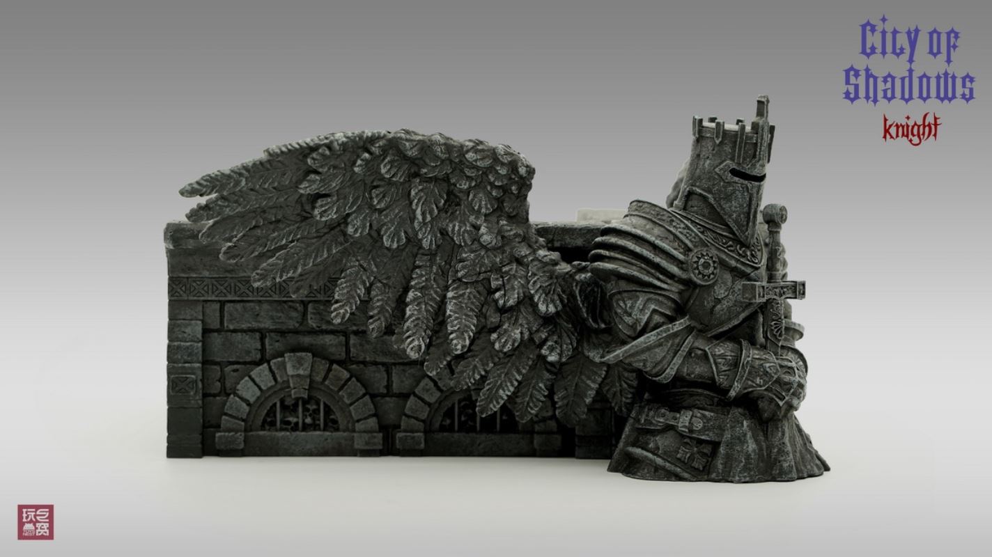City of Shadows: Knight & Angel of death Diorama