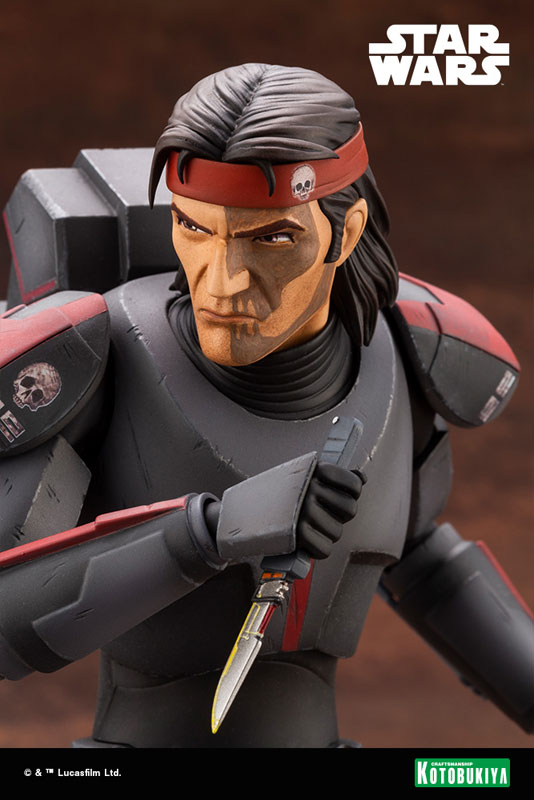 ARTFX Star Wars Bad Batch Hunter THE BAD BATCH 1/7