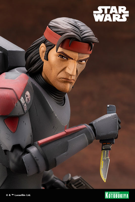 ARTFX Star Wars Bad Batch Hunter THE BAD BATCH 1/7