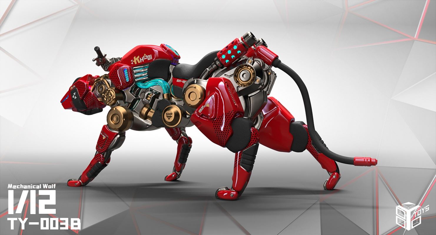 Mechanical Wolf 1/12