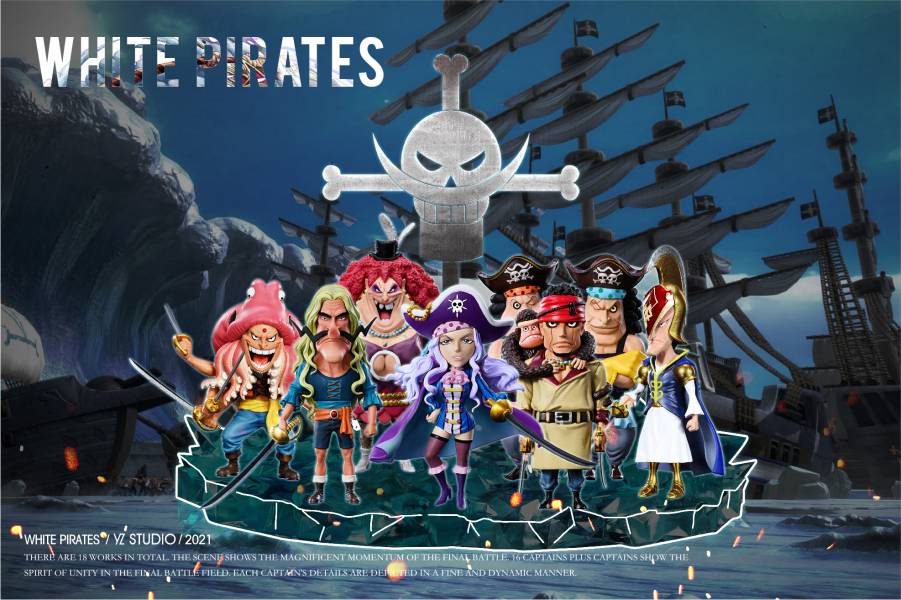 Decalvan White Pirates - One Piece