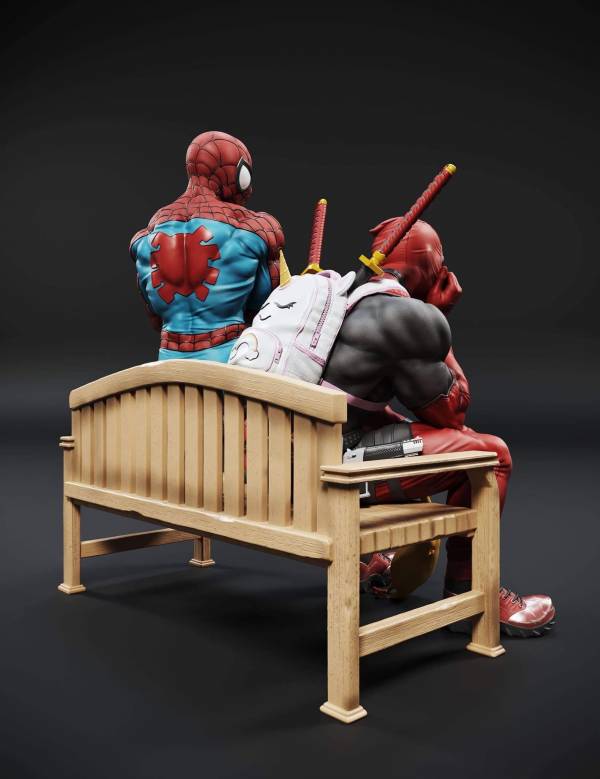 Custom Spiderman & Deadpool