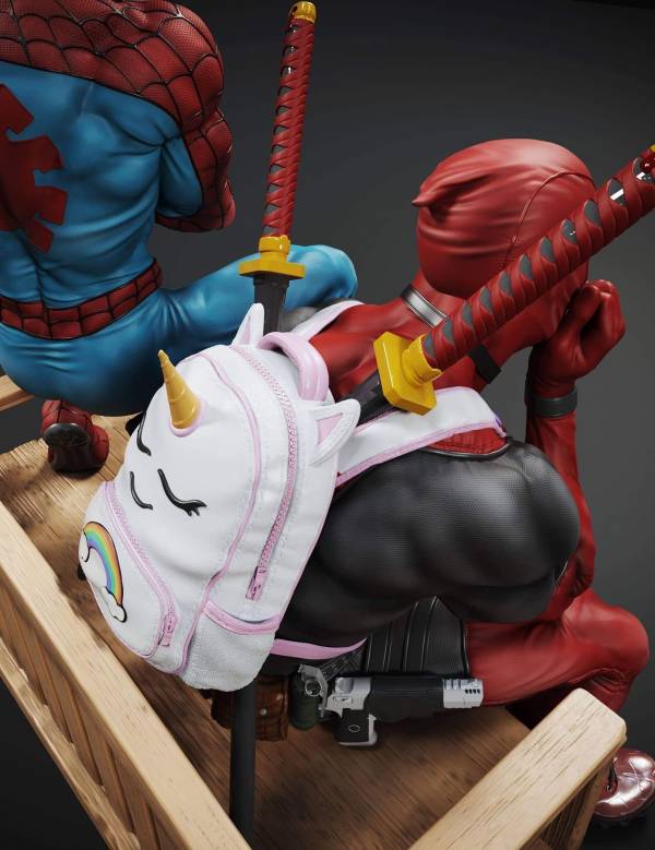 Custom Spiderman & Deadpool