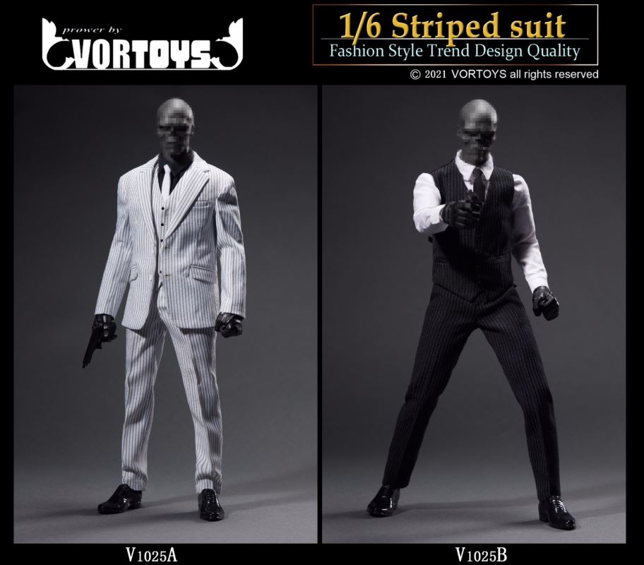Male striped suit 1/6
