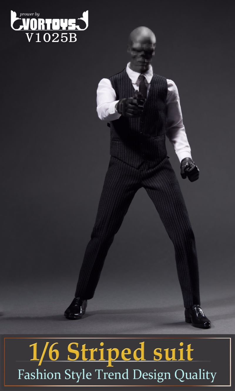 Male striped suit 1/6