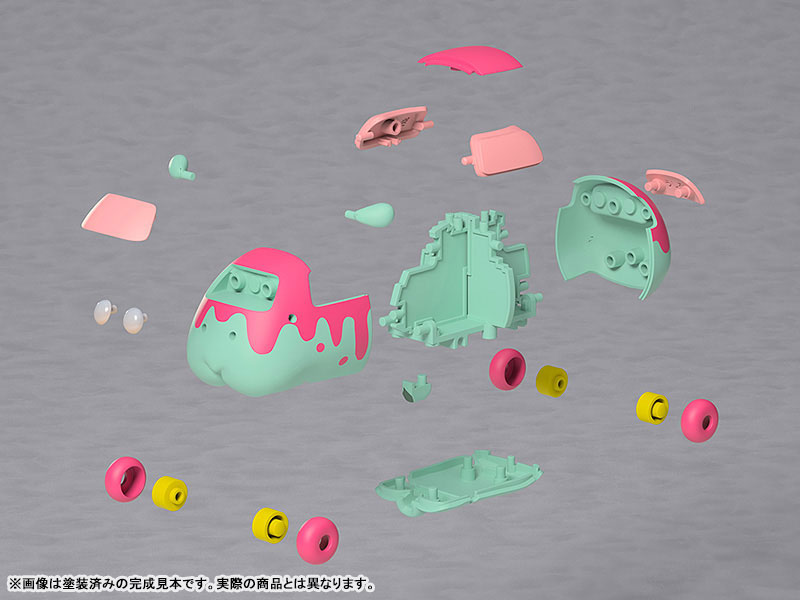 MODEROID PUI PUI Molcar Assembly Molcar Zombie Shiromo