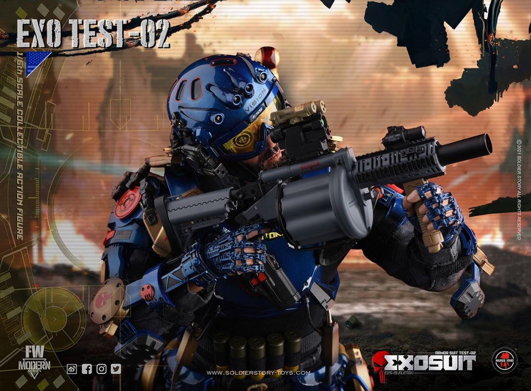 Armored Suit Test-02 Exo-Skeleton