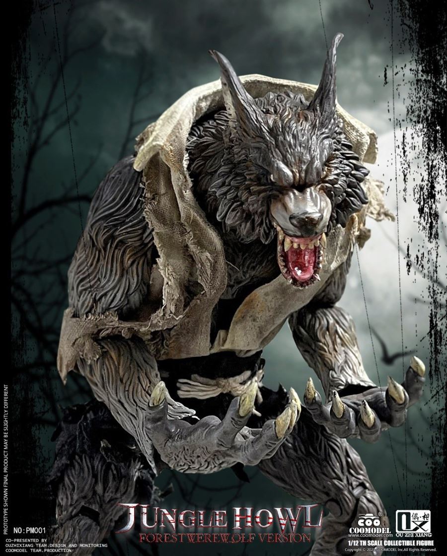 Palmtop Monsters Werewolf PM001,PM002,PM003,PM004 1/12