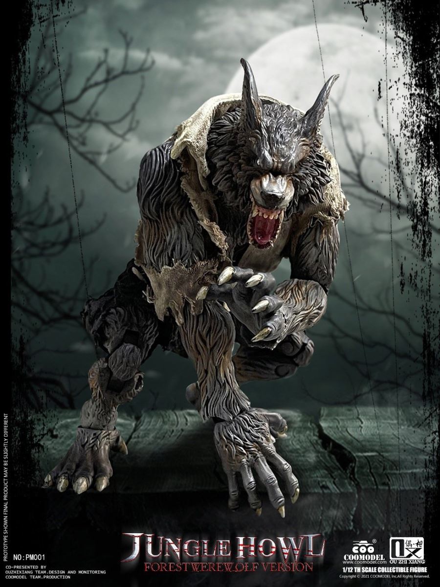 Palmtop Monsters Werewolf PM001,PM002,PM003,PM004 1/12