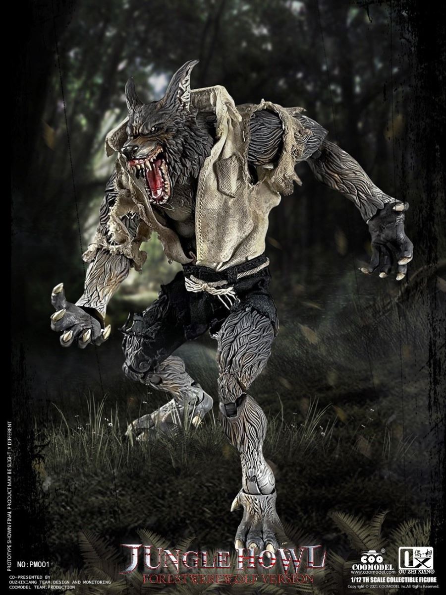 Palmtop Monsters Werewolf PM001,PM002,PM003,PM004 1/12
