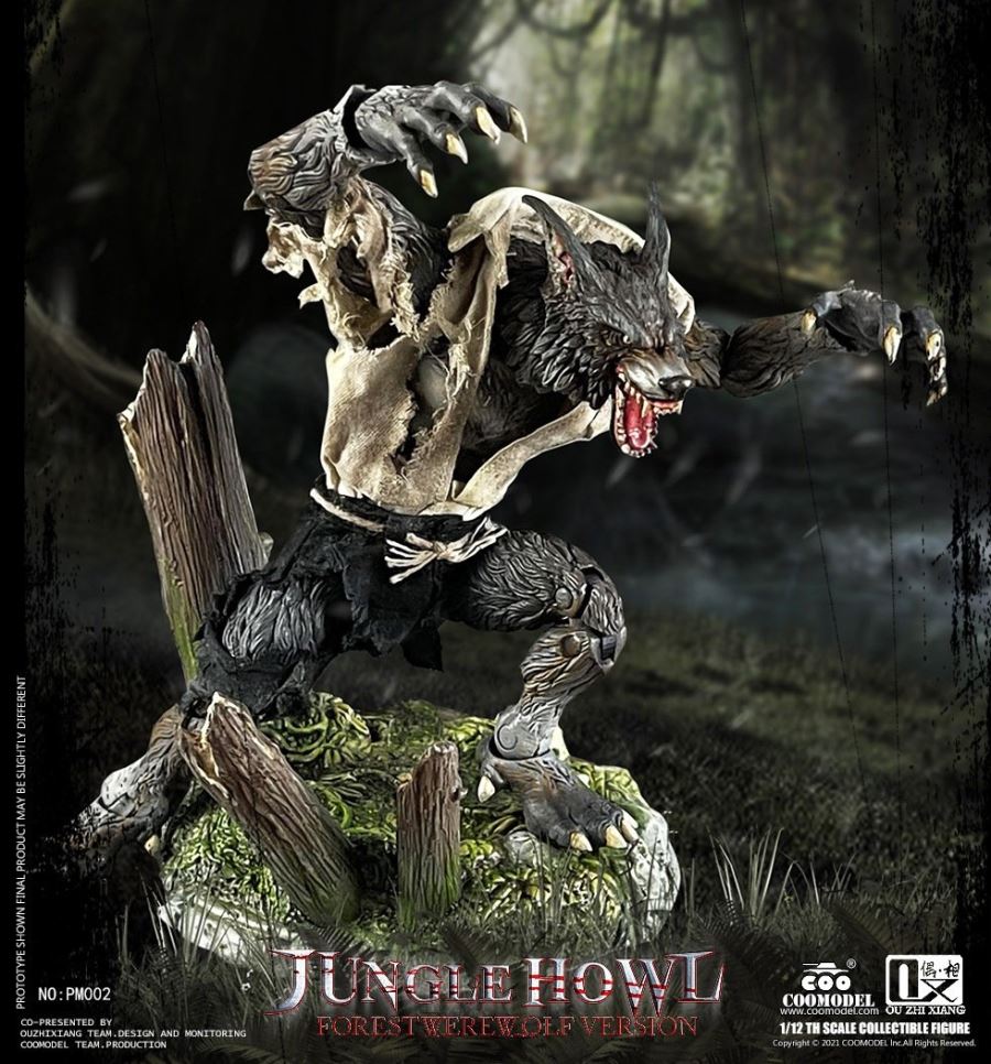 Palmtop Monsters Werewolf PM001,PM002,PM003,PM004 1/12