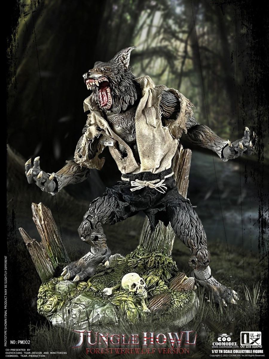 Palmtop Monsters Werewolf PM001,PM002,PM003,PM004 1/12