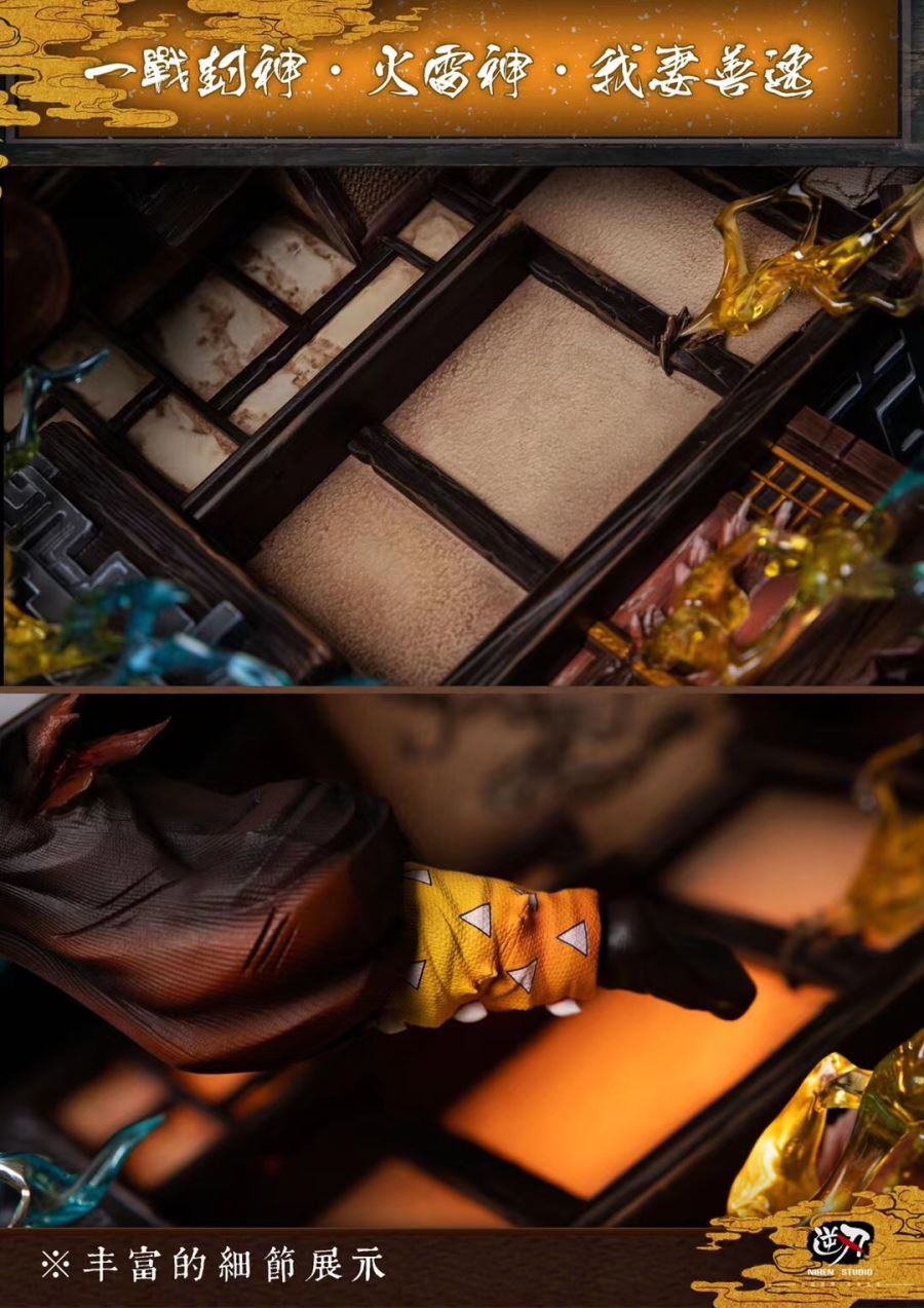 Zenitsu vs Kaigaku – Demon Slayer