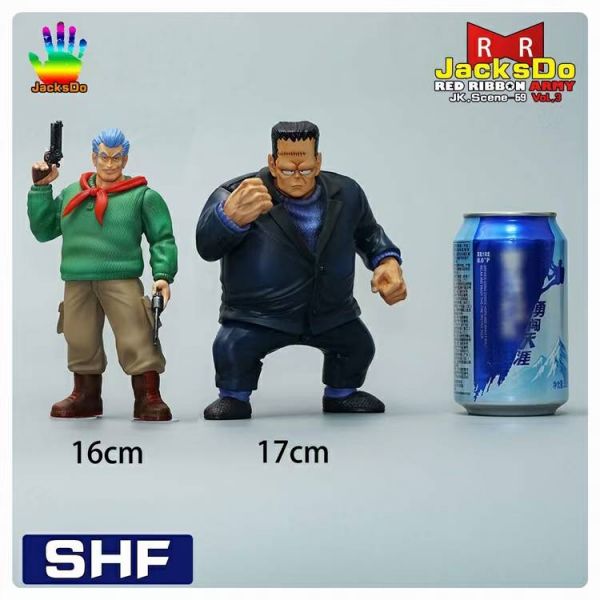 Ribbon Legion member - General White and Cyborg No. 8