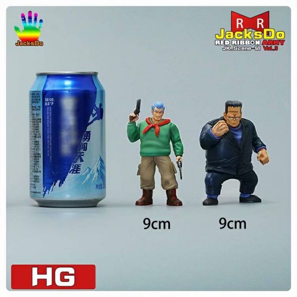 Ribbon Legion member - General White and Cyborg No. 8