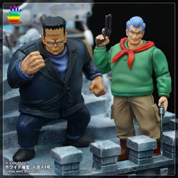 Ribbon Legion member - General White and Cyborg No. 8