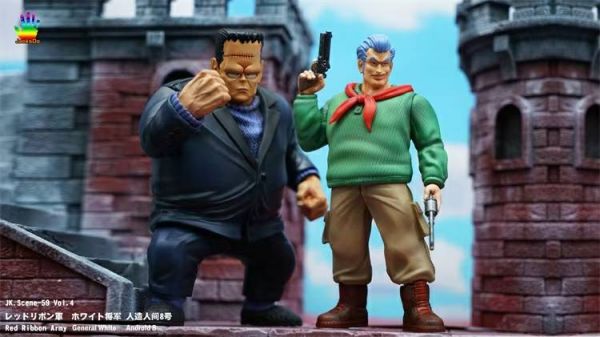 Ribbon Legion member - General White and Cyborg No. 8