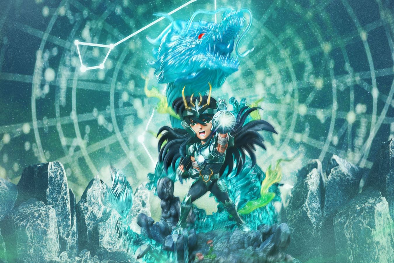 Hyoga / Shiryu – Saint Seiya