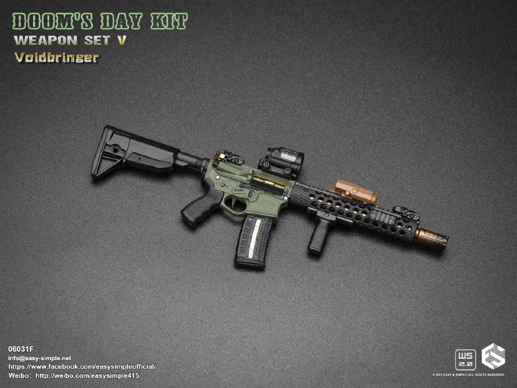 DOOM'S DAY KIT WEAPON SET V 1/6