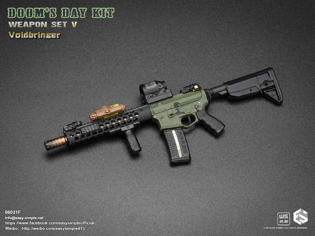 DOOM'S DAY KIT WEAPON SET V 1/6
