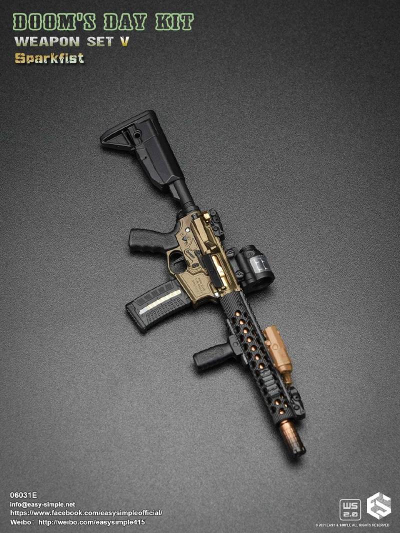 DOOM'S DAY KIT WEAPON SET V 1/6