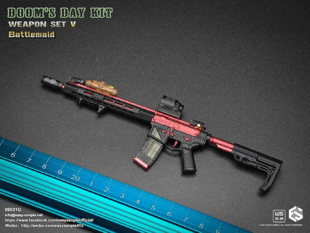 DOOM'S DAY KIT WEAPON SET V 1/6