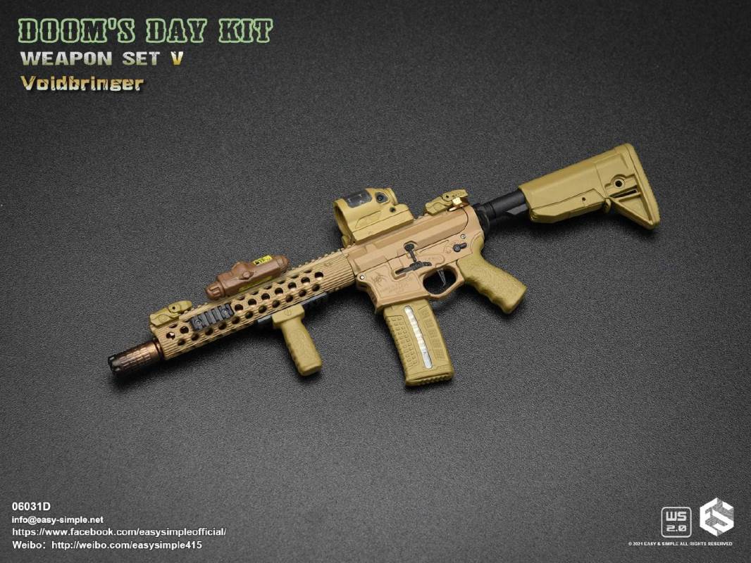 DOOM'S DAY KIT WEAPON SET V 1/6