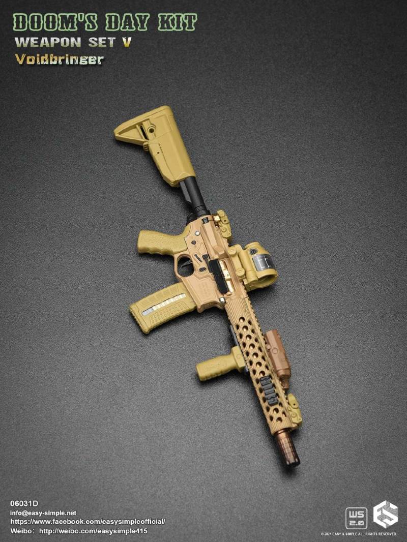 DOOM'S DAY KIT WEAPON SET V 1/6