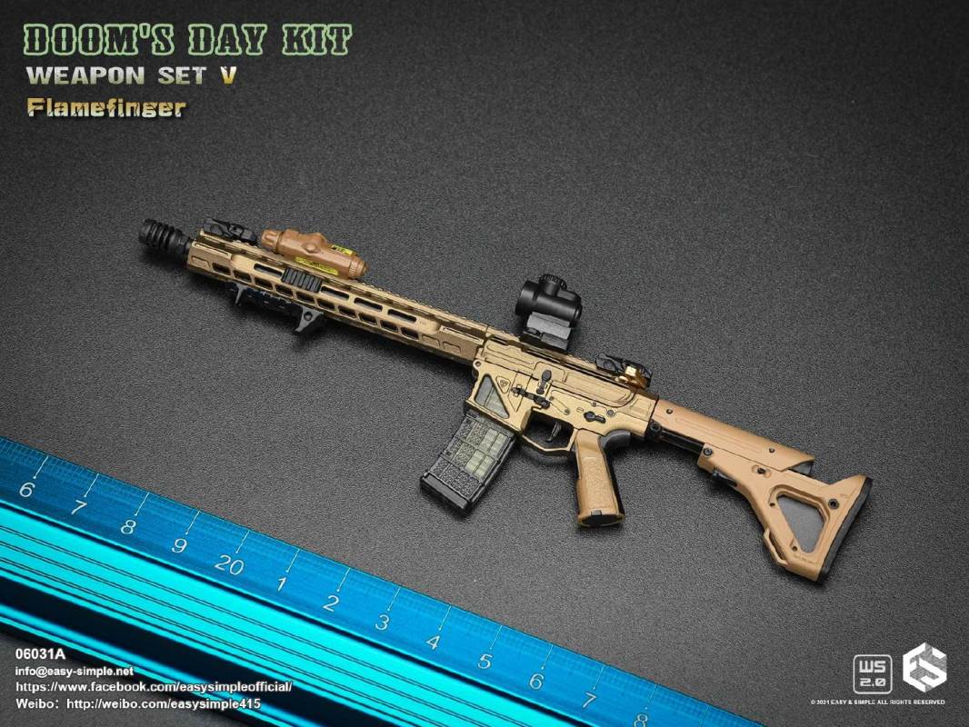 DOOM'S DAY KIT WEAPON SET V 1/6