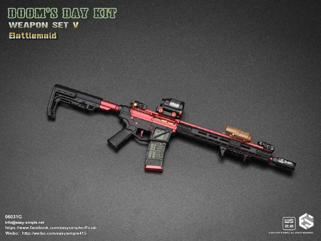 DOOM'S DAY KIT WEAPON SET V 1/6