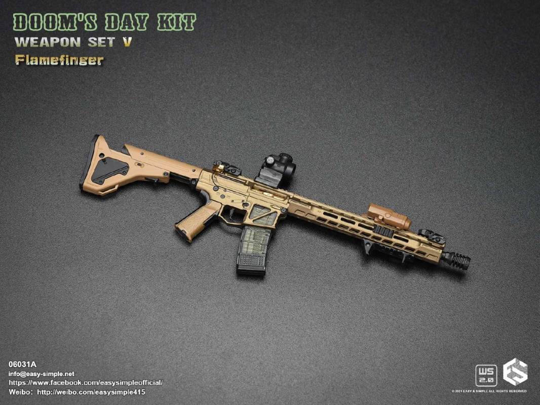 DOOM'S DAY KIT WEAPON SET V 1/6