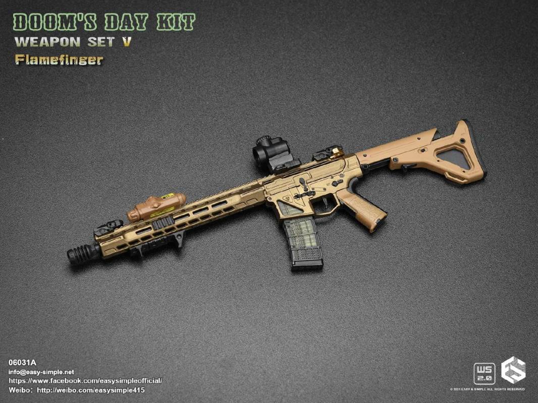 DOOM'S DAY KIT WEAPON SET V 1/6