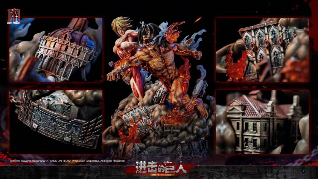 Eren Titan vs Female Titan