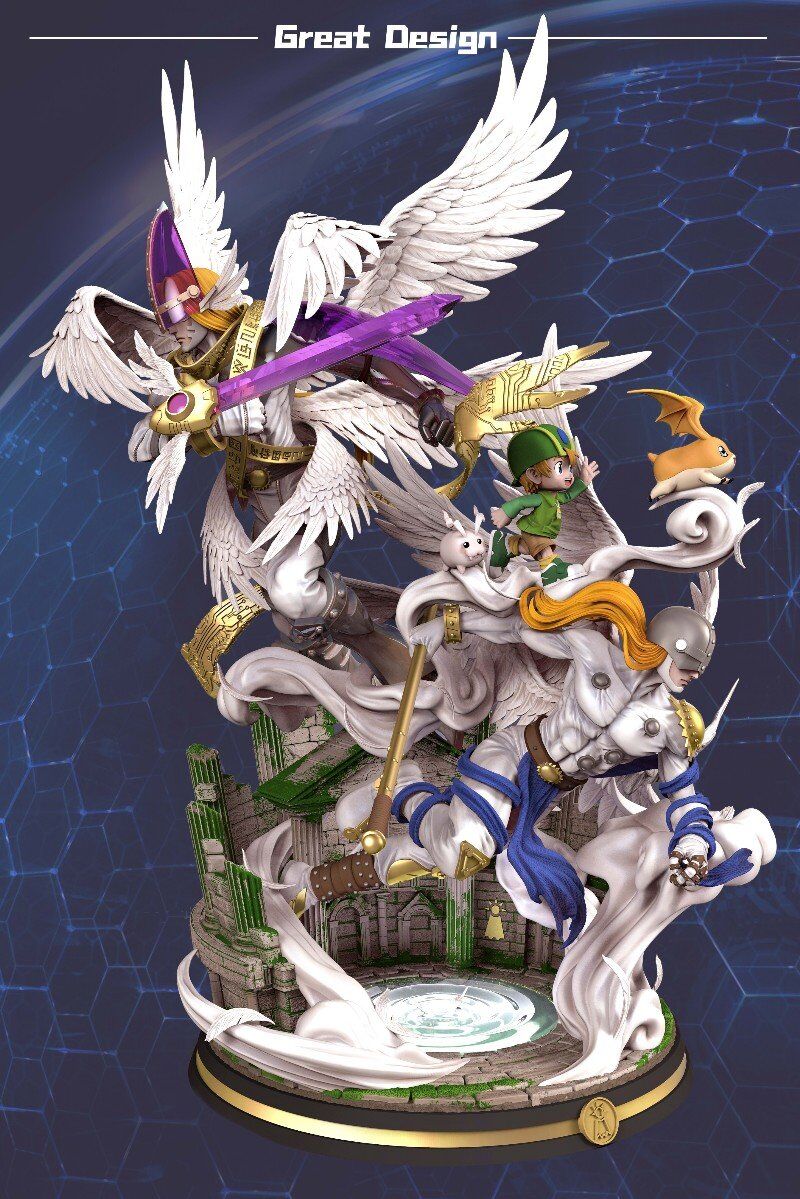 Digimon Angel Beast Resonance Series GK Statue