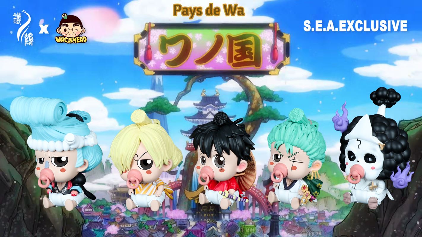 One Piece Wano A Set - Pacifier Series UncleHead