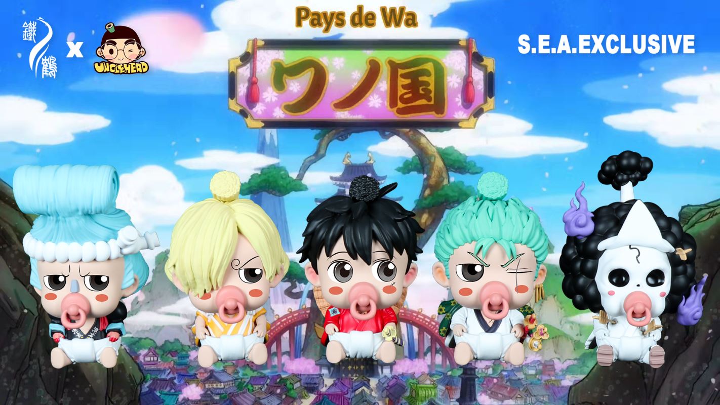 One Piece Wano A Set - Pacifier Series UncleHead