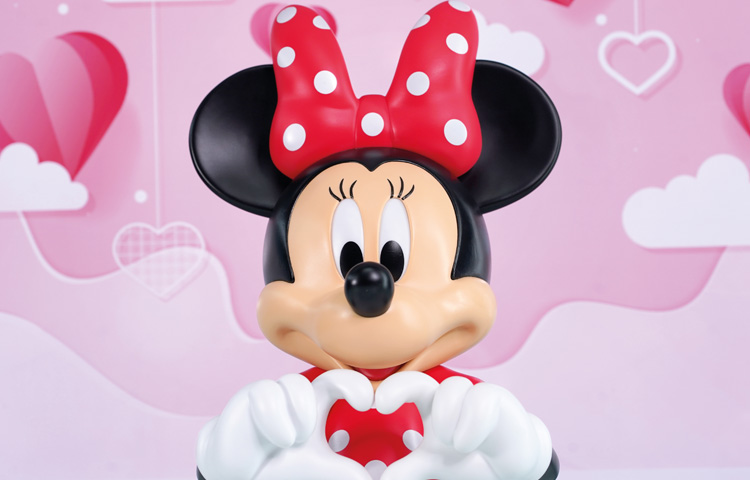 Disney-Bixin Mickey Minnie Half Bust